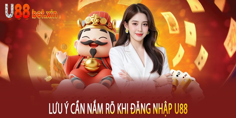 Lưu Ý Cần Nắm Rõ Khi Đăng Nhập U88